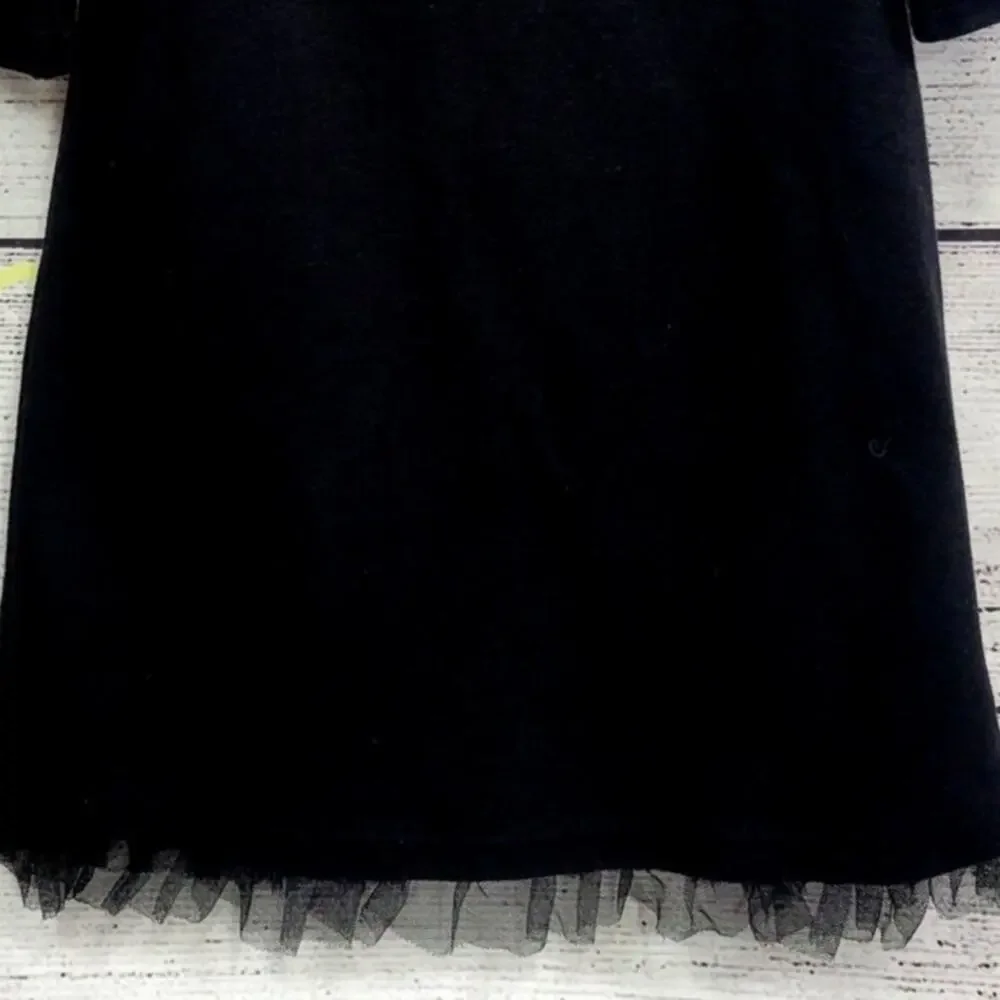 Baby Gap Black Dress with Buttons and Bell Sleeves‎ Size 3T